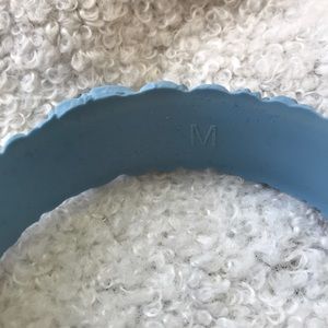 Obag Jewelry - Obag light blue floral rose silicone bracelet Obag Jewelry - Obag light blue floral rose silicone bracelet